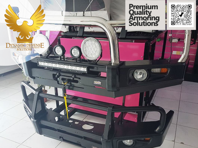 Armored Vehicle Bull Bars and Tactical Gear